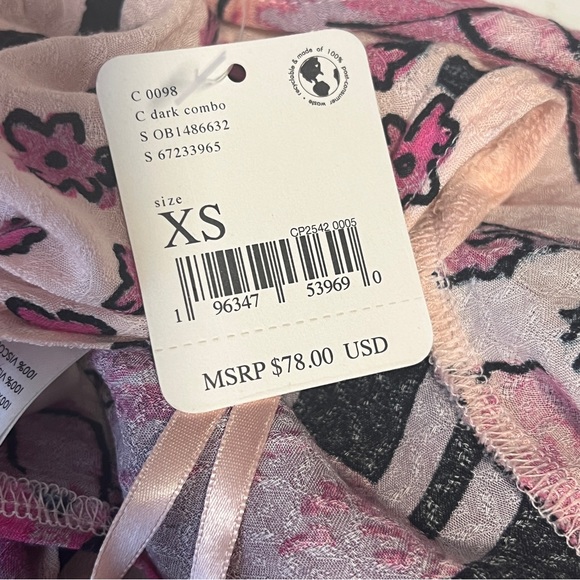 Free People Hot Tropics pink tank top - Picture 8 of 9